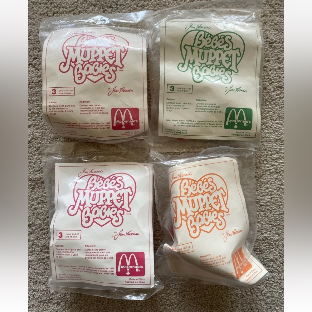 Vintage McDonald’s Muppet Babies Happy Meal Toy 1986